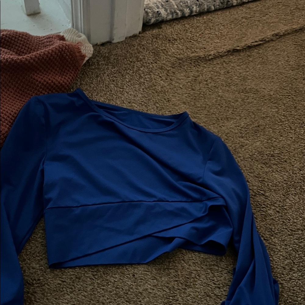 Elegant Blue Women's Top